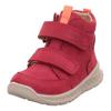 Winterboots SUPERFIT "BREEZE WMS: mittel", Kinder, Gr. 22, rot, Nubukleder, unifarben, sportlich, Schuhe, Babyschuh, Klettschuh mit GORE-Tex, Größenschablone zum Download