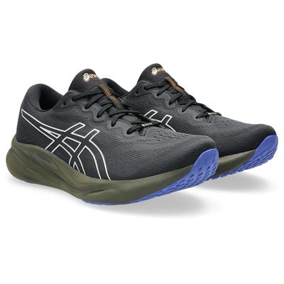 Laufschuh ASICS "GEL-PULSE 15 GORE-TEX", Gr. 49, schwarz, braun stone, Textil, sportlich, Schuhe, wasserdicht