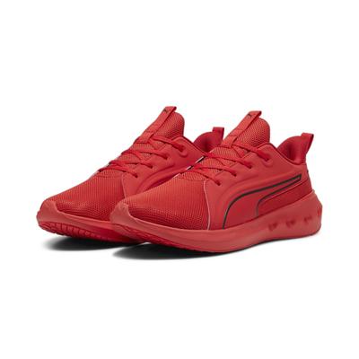 Laufschuh PUMA "SOFTRIDE Carson Laufschuhe Erwachsene", Gr. 44, rot (for all time rot schwarz), Obermaterial: Textil, Synthetik; Futter: Textil; Innensohle: Textil; Laufsohle: Gummi, Schuhe Image