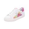 Sneaker REMONTE "Remonte Sneaker Leder", Damen, Gr. 38, bunt (weiß, pink), Leder, casual, Schuhe
