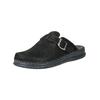Pantolette ROHDE "Rohde Pantoletten Nubukleder", Herren, Gr. 43, schwarz, Nubukleder, casual, Schuhe