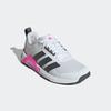 Trainingsschuh ADIDAS PERFORMANCE "DROPSET CONTROL SNEAKER", Gr. 40,5, cloud weiß, grau five, shock pink, Textil, sportlich, Schuhe