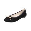 Ballerina REMONTE "Remonte Ballerinas Leder", Damen, Gr. 38, schwarz, Leder, casual, Schuhe