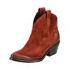 Stiefelette LAZAMANI "Lazamani Stiefelette Leder", Damen, Gr. 41, rot, Leder, casual, Schuhe