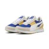 Sneaker PUMA "Road Rider Suede Sneakers Erwachsene", Gr. 36, vivid blau vapor gray, Obermaterial: Leder, Textil; Futter: Textil; Innensohle: Textil; Laufsohle: Gummi, Schuhe