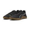 Trainingsschuh PUMA "Fuse 4.0 Sneakers Erwachsene", Gr. 45, schwarz cast iron gum weiß gray beige, Obermaterial: Textil, Synthetik; Futter: Textil; Innensohle: Textil; Laufsohle: Gummi, Schuhe