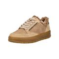 Sneaker PAUL GREEN "Paul Green Sneaker Leder", Damen, Gr. 39, braun (mittelbraun), Leder, casual, Schuhe