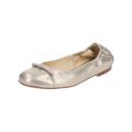 Ballerina HÖGL "Högl Ballerinas Leder", Damen, Gr. 38,5, braun (bronze), Leder, casual, Schuhe