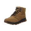 Schnürstiefelette CLARKS "Clarks Stiefelette Leder", Herren, Gr. 43, braun, Leder, casual, Schuhe