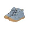 Schnürschuh PEPINO "Pepino Halbschuhe Leder", Kinder, Gr. 22, blau (hellblau), Leder, casual, Schuhe