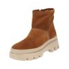 Stiefelette PAUL GREEN "Paul Green Stiefelette Veloursleder", Damen, Gr. 38, braun (toffee), Veloursleder, casual, Schuhe
