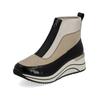 Sneaker REMONTE "Remonte Sneaker Lederimitat", Damen, Gr. 43, schwarz, Lederimitat, casual, Schuhe