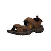 Sandale KEEN "Keen Sandalen Leder/Textil", Gr. 45, bison braun, Leder, Textil, sportlich, Schuhe