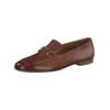 Slipper PAUL GREEN "Paul Green Slipper Glattleder", Damen, Gr. 38,5, braun (cognac), Glattleder, elegant, Schuhe