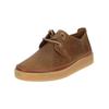 Schnürschuh CLARKS "Clarks Halbschuhe Leder", Herren, Gr. 47, braun, Leder, casual, Schuhe
