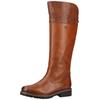 Stiefel REMONTE "Remonte Stiefel Glattleder", Damen, Gr. 39, braun, Glattleder, casual, Schuhe