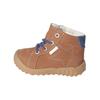 Schnürstiefelette PEPINO "Pepino Stiefelette Leder/Textil", Kinder, Gr. 25, gelb (curry), Leder, Textil, casual, Schuhe