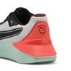 Trainingsschuh PUMA "Fuse 4.0 Sneakers Erwachsene", Gr. 45, weiß mint melt glowing rot schwarz ruby shimmer grün, Obermaterial: Textil, Synthetik; Futter: Textil; Innensohle: Textil; Laufsohle: Gummi, Schuhe