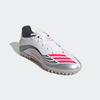 Fußballschuh ADIDAS PERFORMANCE "F50 MESSI CLUB KUNSTRASEN E", Gr. 47, cloud weiß, lucid rot, silber metallic, Synthetik, sportlich, Schuhe