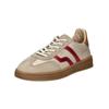 Sneaker GANT "Gant Sneaker Leder", Damen, Gr. 38, rot (beige, rot), Leder, casual, Schuhe