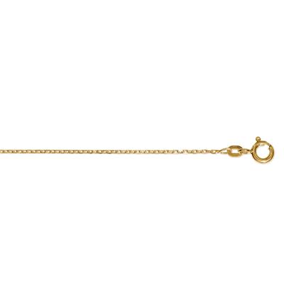 Goldkette ONE ELEMENT "Halskette Rundankerkette aus 333 Gelbgold Ø 1,3 mm" Gr. 36, gold, Halsketten, Damen, 36, Gelbgold 333-Gold, Gelbgold 333, Gold, ein stilvolles Accessoire für Damen mit Geschmack Image