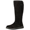 Stiefel LEGERO "Legero Stiefel Veloursleder", Damen, Gr. 37, schwarz, Veloursleder, casual, Schuhe