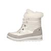 Schnürstiefelette CAPRICE "Caprice Stiefelette Textil", Damen, Gr. 40,5, weiß (weiß, beige), Textil, casual, Schuhe