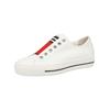 Sneaker PAUL GREEN "Paul Green Sneaker Leder", Damen, Gr. 36, rot (weiß, rot), Leder, casual, Schuhe