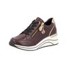Sneaker REMONTE "Remonte Sneaker Glattleder", Damen, Gr. 40, braun (braun, gold), Glattleder, casual, Schuhe