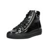 Sneaker PAUL GREEN "Paul Green Sneaker Glattleder", Damen, Gr. 40,5, schwarz, Glattleder, casual, Schuhe