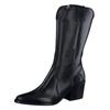 Stiefel PAUL GREEN "Paul Green Stiefel Glattleder", Damen, Gr. 40, schwarz, Glattleder, casual, Schuhe