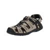 Sandale GEOX "Geox Wanderschuhe Lederimitat", Kinder, Gr. 42, grau (taupe), Lederimitat, casual, Schuhe
