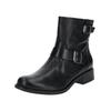 Bikerboots PAUL GREEN "Paul Green Stiefelette Glattleder", Damen, Gr. 40,5, schwarz, Glattleder, casual, Schuhe