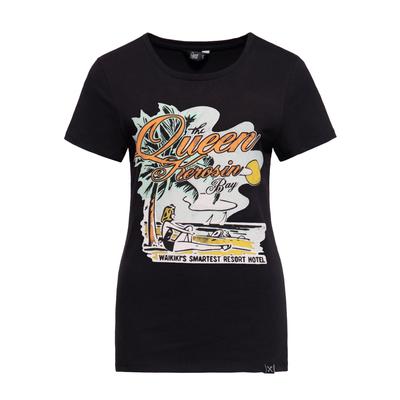 Queen Kerosin Damen Print T-Shirt Queens Bay schwarz Image