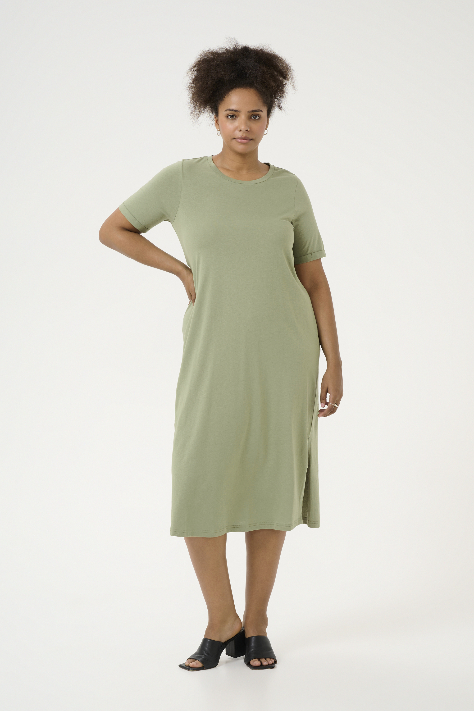 Kleid A-shape Oil Green Image