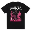 Streetwear Casual Musik Band Gorillaz Punk Rock Mode Gedruckt T-shirt 90er Jahre Retro Kurzarm Plus Größe T-Shirt Unisex t top