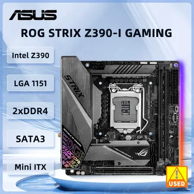 ASUS Z390 mini-ITX Motherboard ROG STRIX Z390-I GAMING Motherboard LGA 1151M.2 support 8700 9400F 9600 8400 8300 9900 cpu