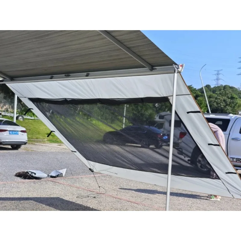 Outdoor Auto Seite Slide Markise Einziehbare Auto Seite Markise RV Expansion Seite Baldachin Oxford Stoff Image