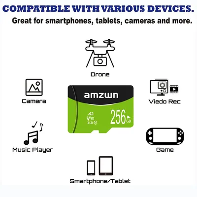 32GB Smart Devices Storage SD Card Micro 64/128/256 GB TF Cartao De Memoria High-speed Class10 Flash Memory Card mini sd