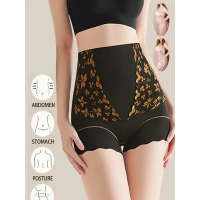 Damen-Shapewear-Höschen, schmale Passform, hohe Taille, Hüftheben, postpartale Bauch-Shapewear, exquisite Close-Intimates-Slips Image