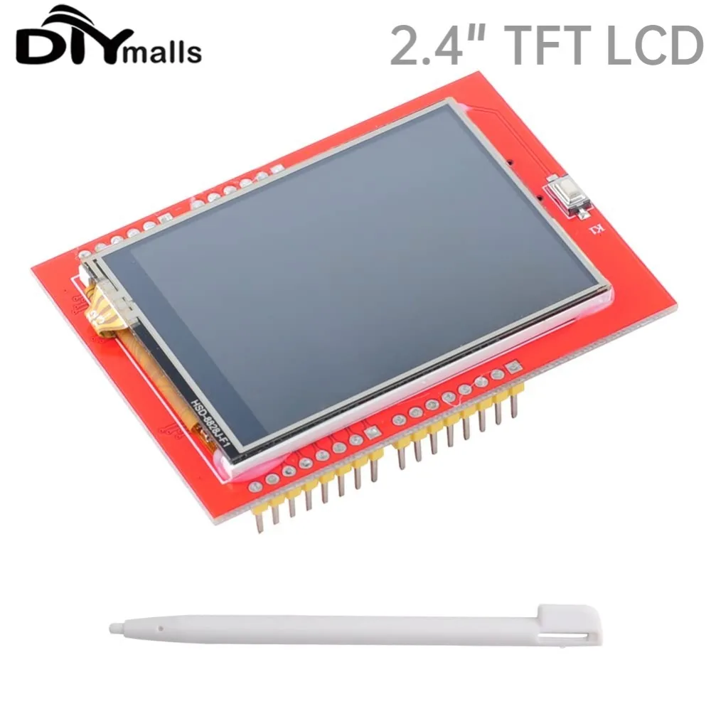 2,4-Zoll-TFT-LCD-Anzeigemodul ILI9341 Resistiver Touchscreen 8-Bit-Parallelschnittstelle mit SD-Kartensteckplatz für Arduino Mega-2560 Image