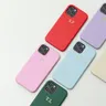Leather Personalised Customized Name Case For Iphone 11 12 13 14 15 16 Pro Max DIY Initials Cover