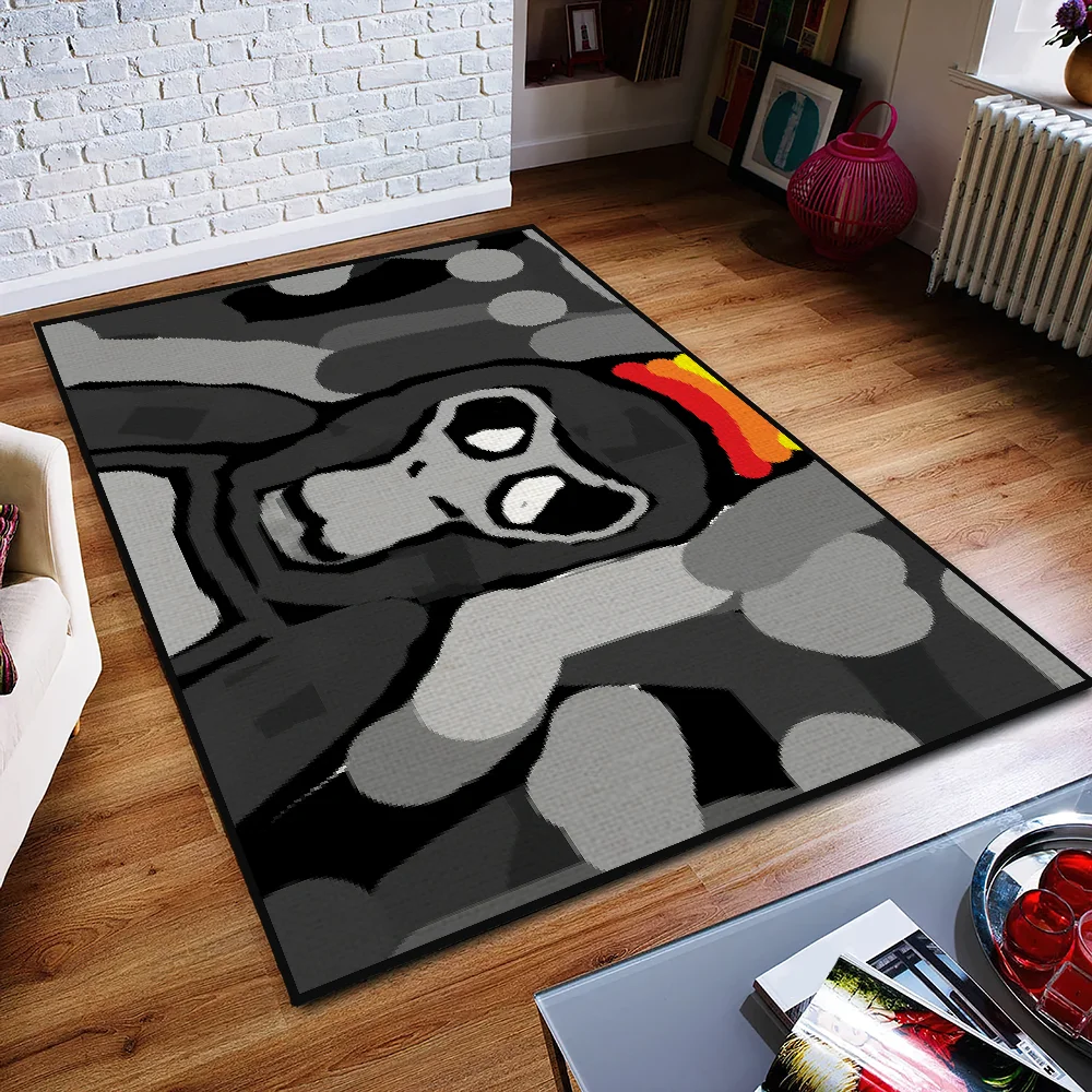 Door Mat Entrance Non-slip Washable Tag Kitchen Carpet Living Room Funny Hallway Rug Bathroom Gorilla Game Decoration