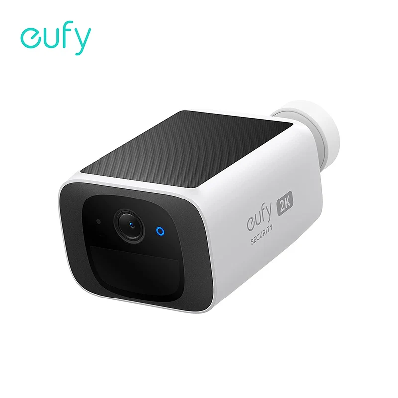 eufy Security SoloCam S220, Outdoor Camera Surveillance, 2K Resolution, Outdoor Surveillance Camera, Battery, Solar, 2.4GHz WiFi, No Subscription, No Monthly Costs, Free Use(code available) Image