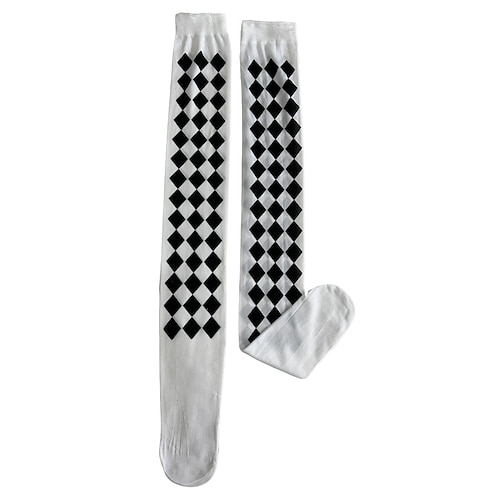 Fiaba L'avventura di Alice nel Paese dei Sogni regina di Cuori La regina rossa Veleno Calze e autoreggenti Accessori Collant alti fino alla coscia Personaggi dei libri di fiabe Per donna Adulti