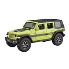 EXYFRUX Die Casting 1:32 1:22 For Jeep Wrangler Rubicon Simulation Alloy Car Model Sound And Light Fully Open Door Miniature Vehicle Model Presents Decoration(1:32 Wrangler Green)