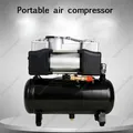 2.5L/4L 12V 220V Compressore d'aria portatile silenzioso senza olio Compressore d'aria Pompa di gonfiaggio pneumatici per auto
