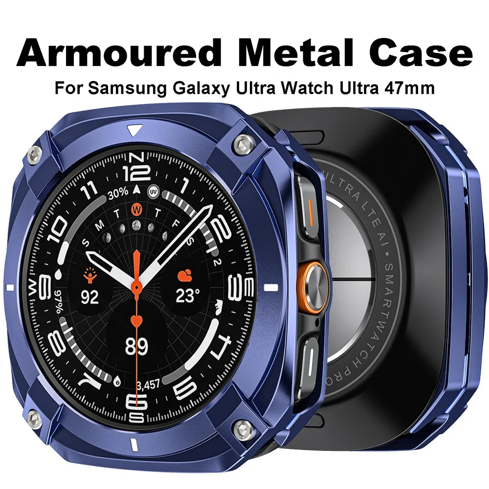 Custodia protettiva in lega di alluminio con armatura di lusso per Samsung Galaxy Ultra 47mm Paraurti protettivo in metallo per Samsung Galaxy Ultra 2025