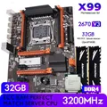 2025 Nuovo kit scheda madre Atermiter X99 con processore CPU LGA 2011-3 Xeon E5 2670 V3 32 GB DDR4