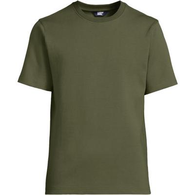 Soft Luxe T-shirt, Men, size: 46-48, regular, Green, Cotton/Polyester/Cotton-blend, by Lands' End
